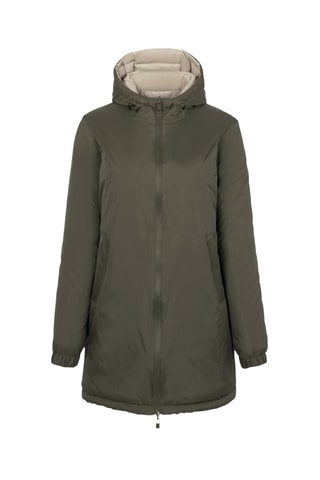 Doudoune réversible à capuche Roma 2.0 - Beige et kaki