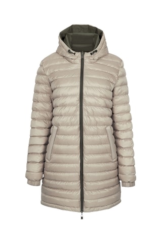 Doudoune réversible à capuche Roma 2.0 - Beige et kaki