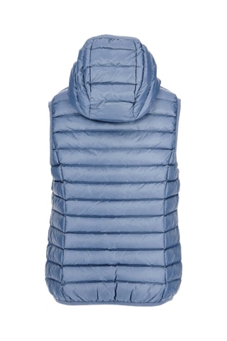 Doudoune à capuche sans manches Djam - Bleu