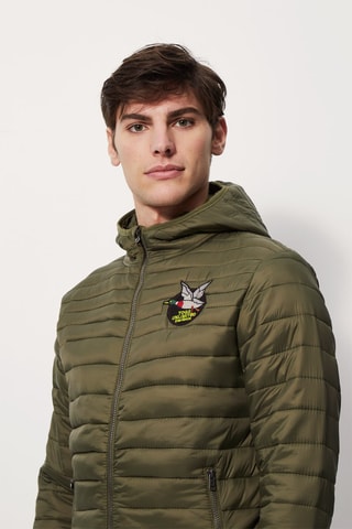 Doudoune à capuche - Vert