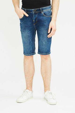 Bermuda en jean - Bleu