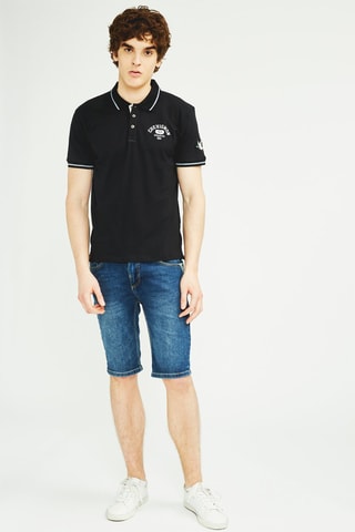 Bermuda en jean - Bleu