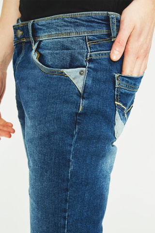 Bermuda en jean - Bleu