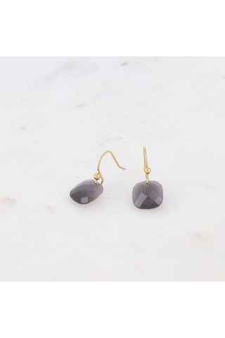 Boucles d'oreilles - Doré et gris