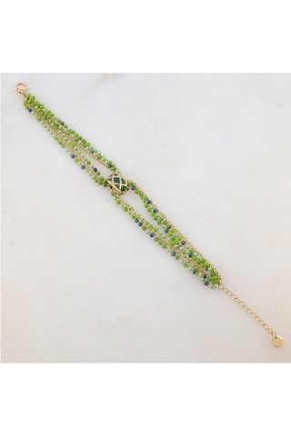 Bracelet multirangs - Vert