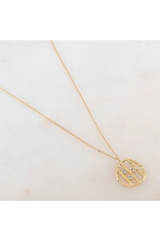 Collier - Doré et blanc