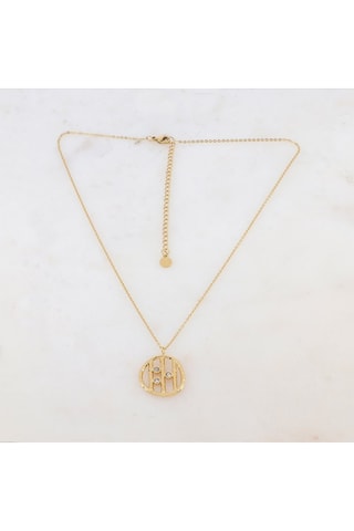 Collier - Doré et blanc