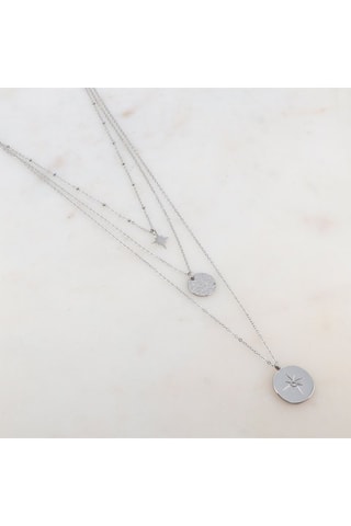 Collier multirangs - Argenté