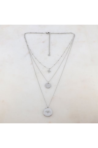 Collier multirangs - Argenté