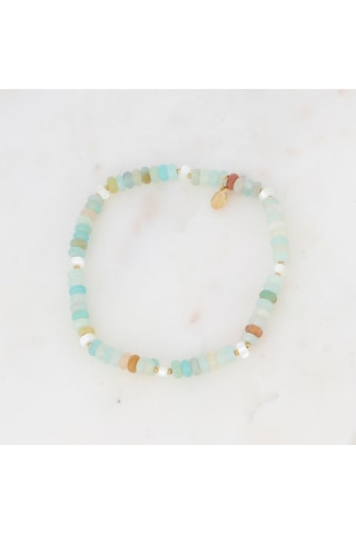 Bracelet - Amazonites et nacre