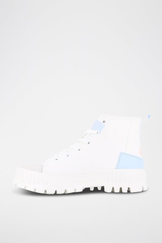 Tennis montantes plateformes Pallashock - Blanc