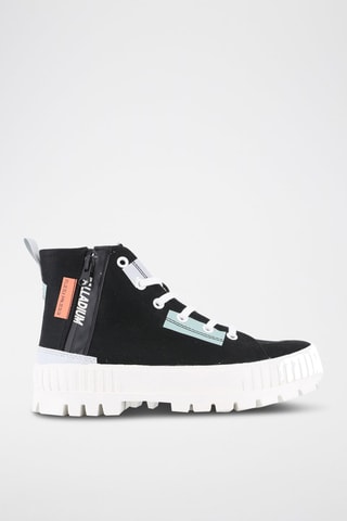 Tennis montantes plateformes Pallashock - Noir