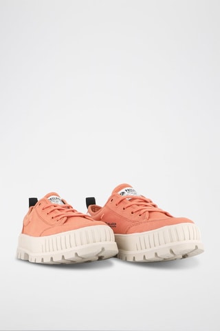 Tennis plateformes en coton biologique Pallashock - Orange