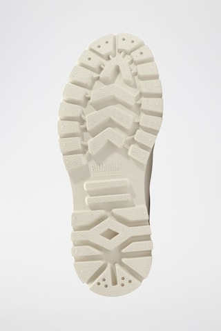 Tennis plateformes en coton biologique Pallashock - Blanc