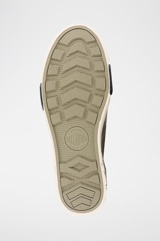 Tennis montantes en coton biologique - Beige