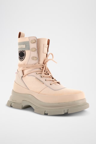 Boots en cuir - Beige