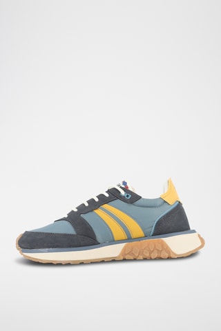 Baskets en nubuck - Bleu