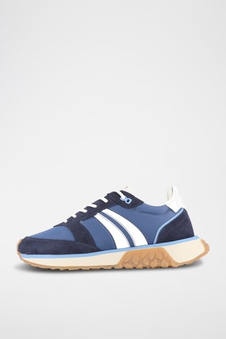 Baskets en nubuck - Bleu