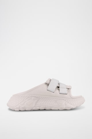 Mules plateformes - Gris clair