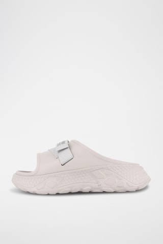 Mules plateformes - Gris clair