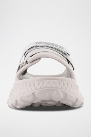 Mules plateformes - Gris clair