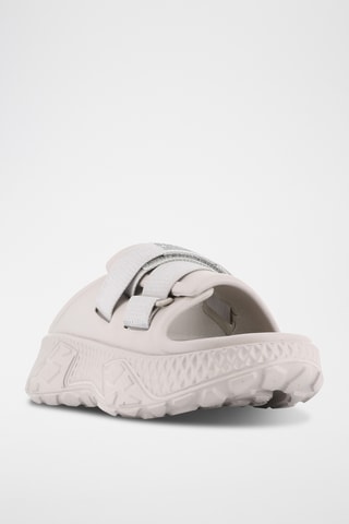 Mules plateformes - Gris clair