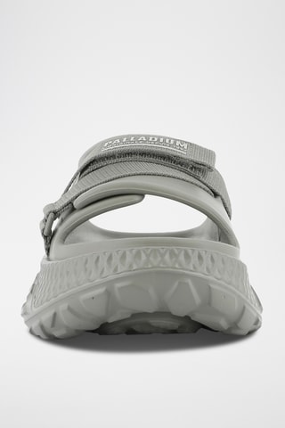 Mules plateformes - Gris