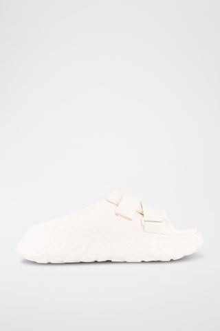 Mules plateformes - Blanc