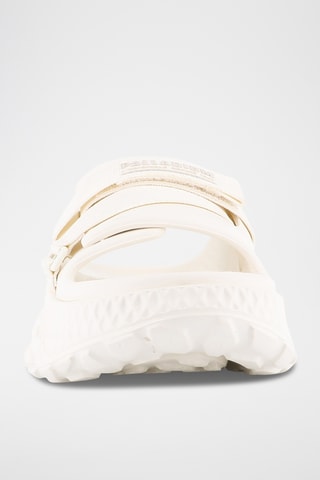 Mules plateformes - Blanc