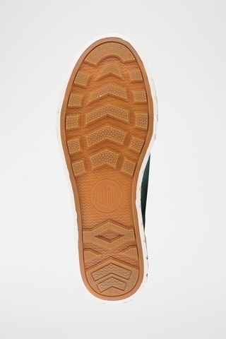 Tennis montantes en coton biologique - Bleu clair