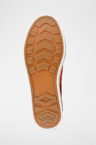 Tennis montantes en coton biologique - Orange