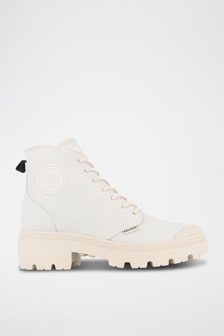 Bottines en cuir - Blanc