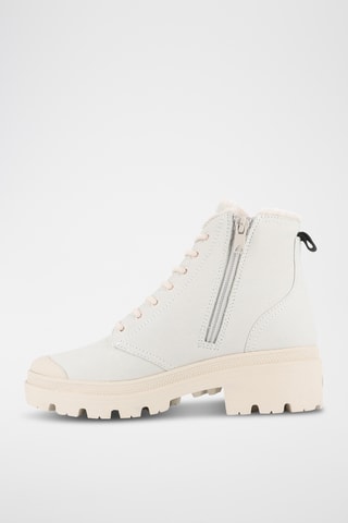 Bottines en cuir - Blanc