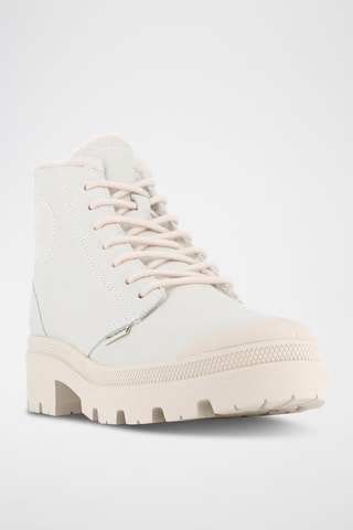Bottines en cuir - Blanc