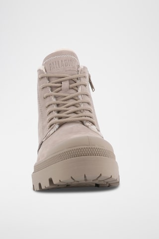 Bottines en cuir - Beige