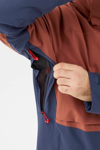 Veste de ski à capuche  Snowbasin - Marron