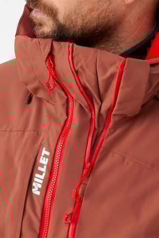 Veste de ski à capuche  Snowbasin - Marron