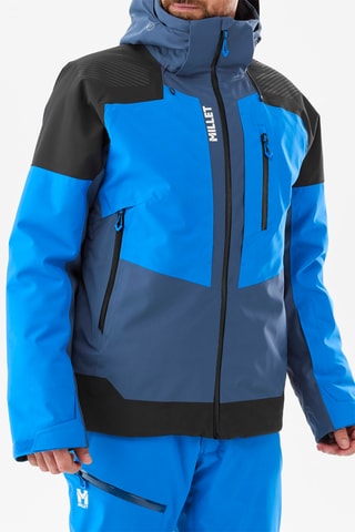 Parka de ski à capuche Telluride - Bleu