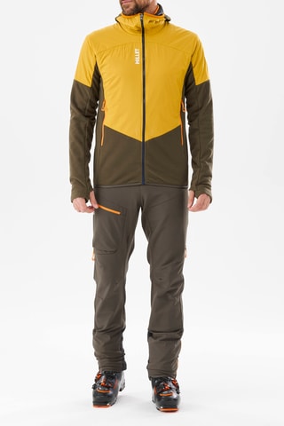 Veste de ski à capuche - Jaune