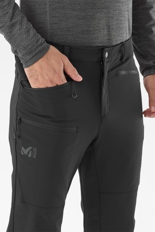 Pantalon regular de trekking - Noir