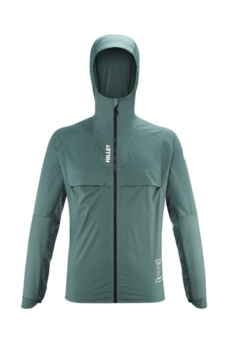 Veste de trail à capuche  Intense Windbreaker - Vert