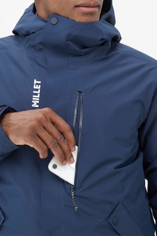 Veste à capuche Chamonix - Bleu marine