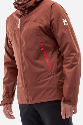 Veste à capuche Fitz Roy - Rouge brique