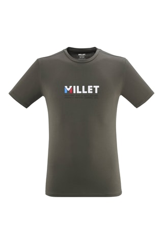 T-shirt en coton biologique - Vert olive