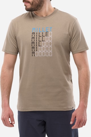 T-shirt en coton organique Chamonix - Marron