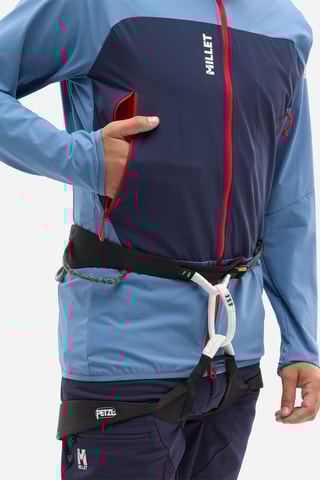 Veste Softshell à capuche Fusion XCS - Bleu