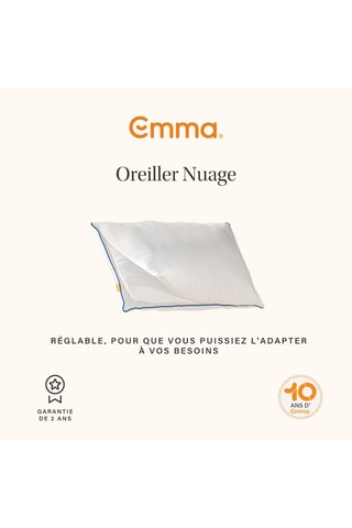 Almohada Nuage Emma - Blanco