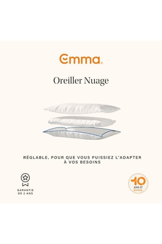 Almohada Nuage Emma - Blanco