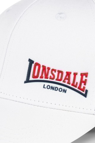 Boné Lonsdale - Branco e vermelho