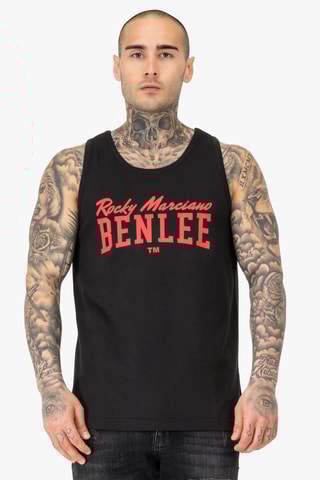 Camisola de alças Ludica - Preto e vermelho - Benlee